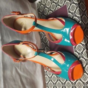 Multi Color Patent Stilettos